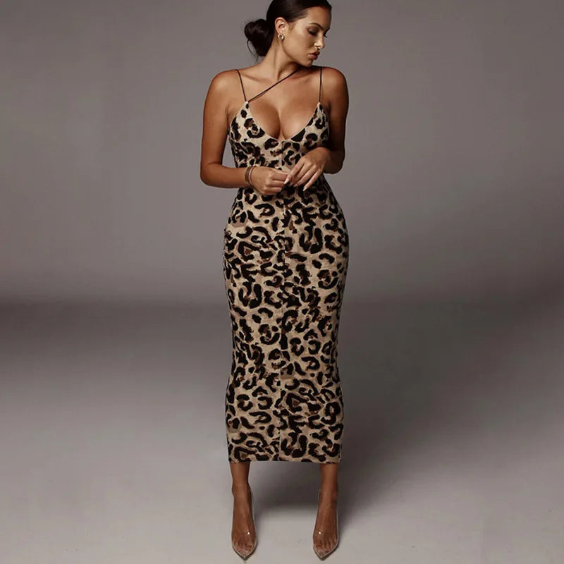 In My Leopard Era Dress